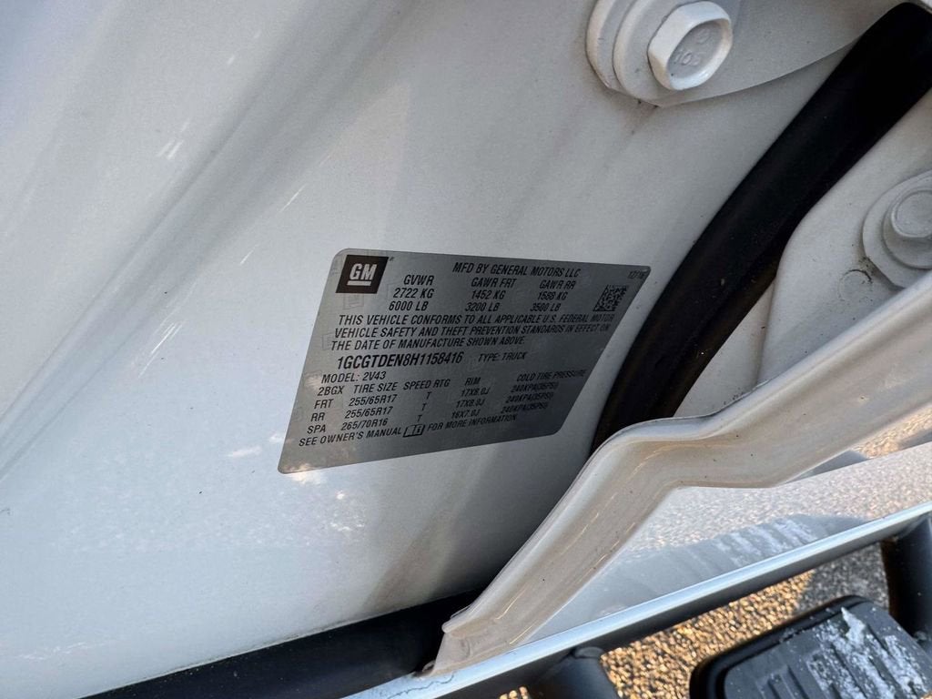 2017 Chevrolet Colorado 4WD Z71