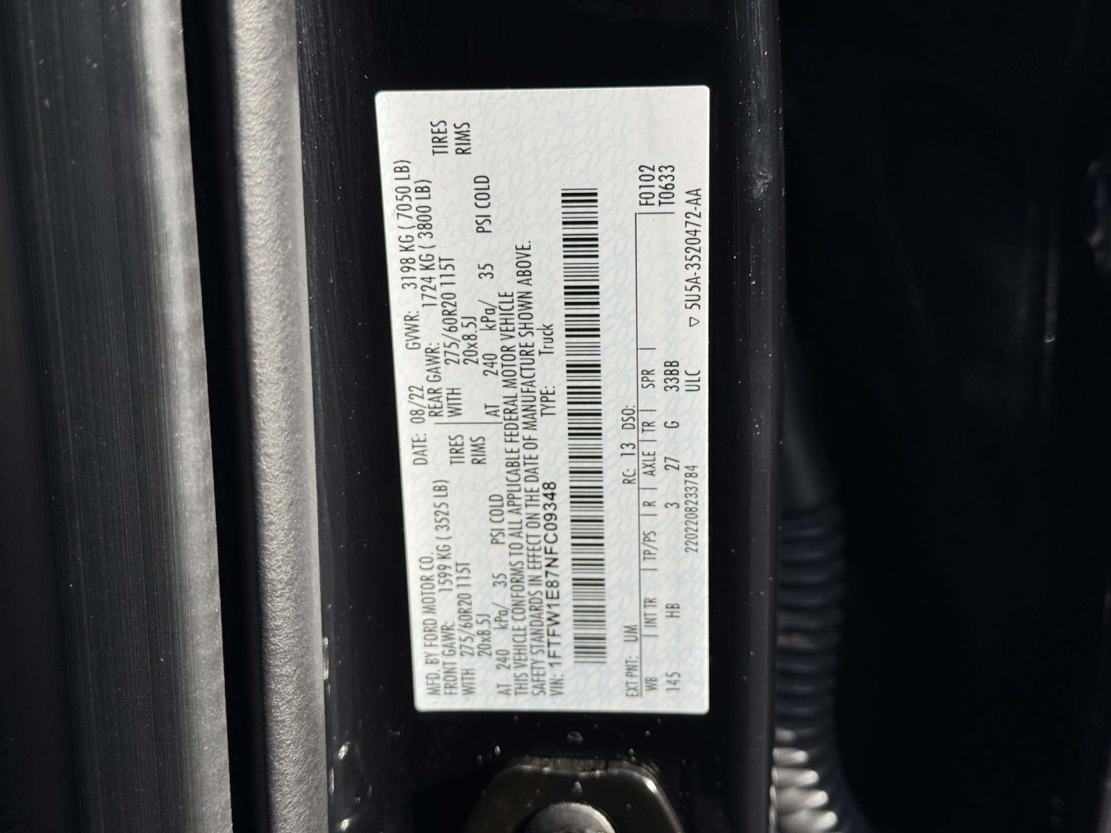 2022 Ford F-150 Lariat