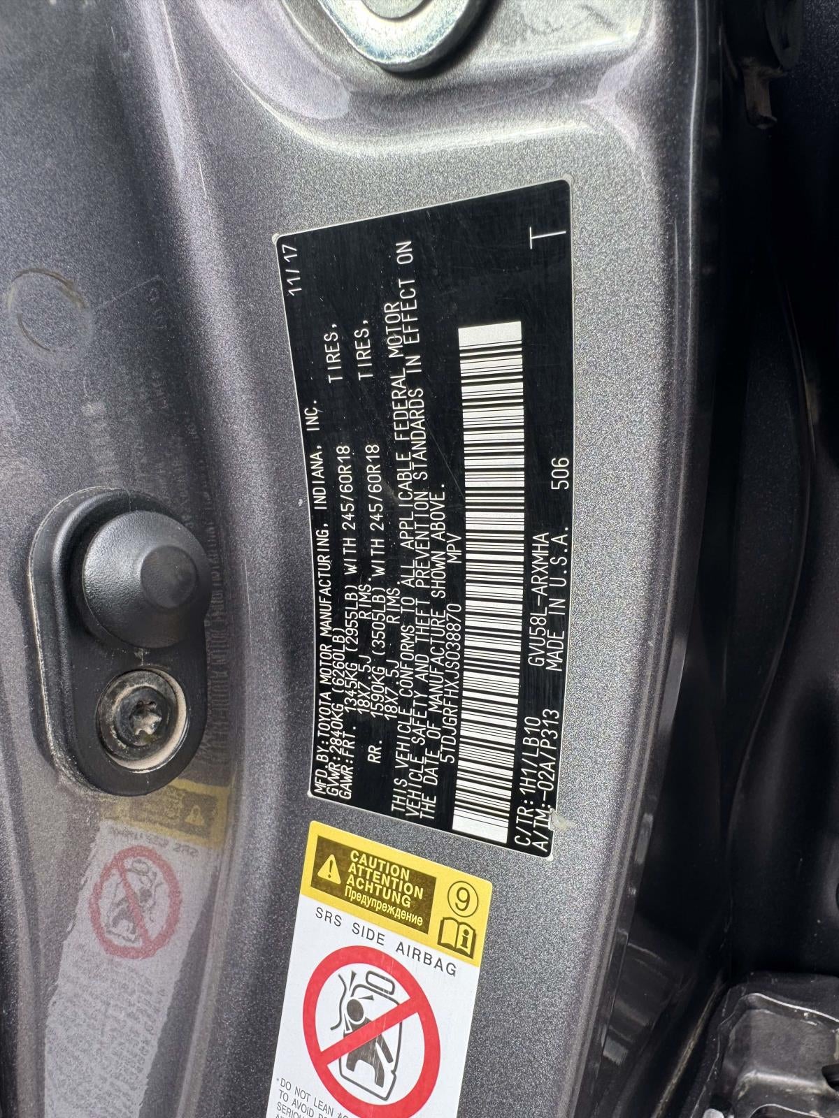 2018 Toyota Highlander Hybrid XLE