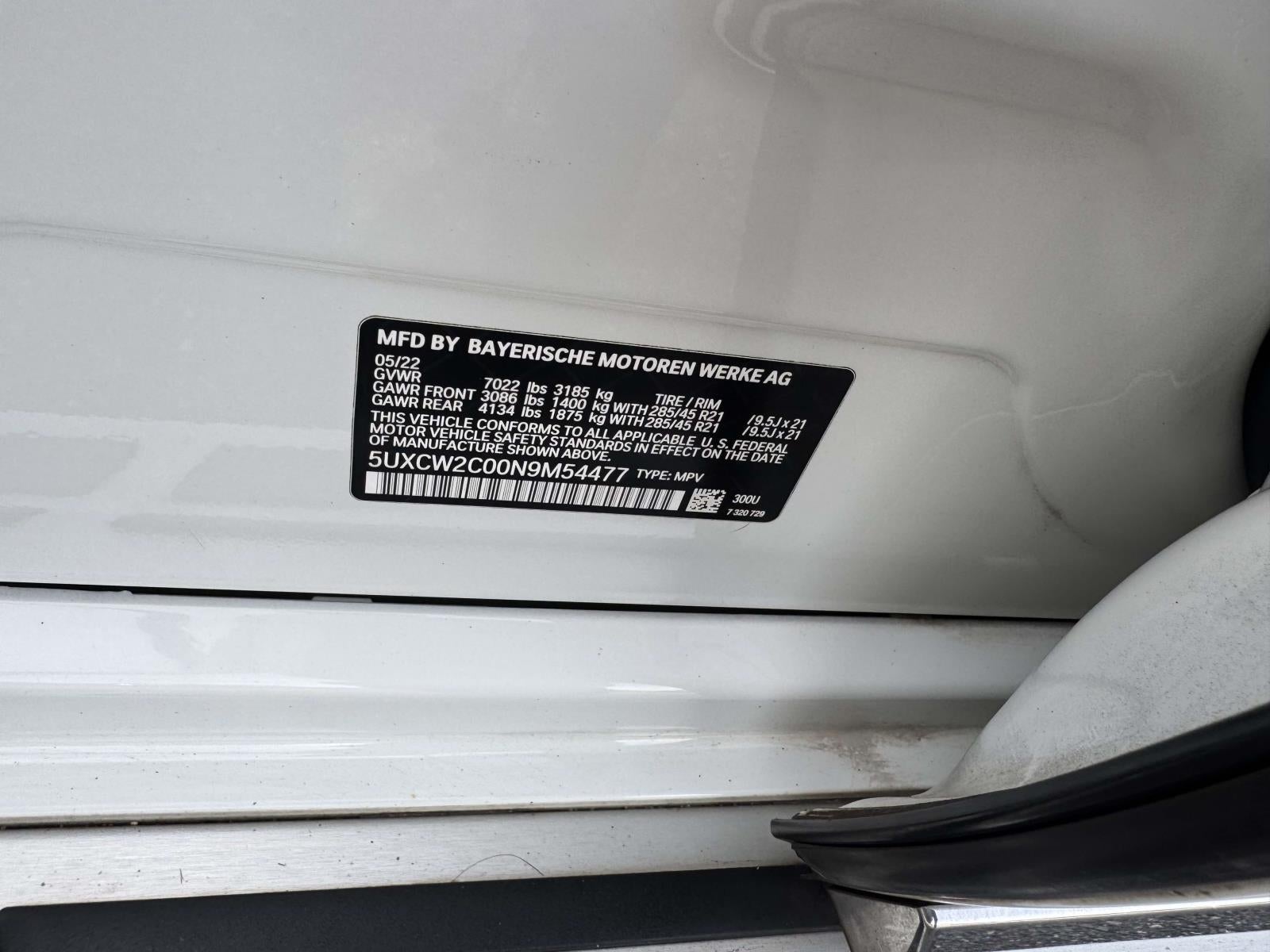 2022 BMW X7 xDrive40i