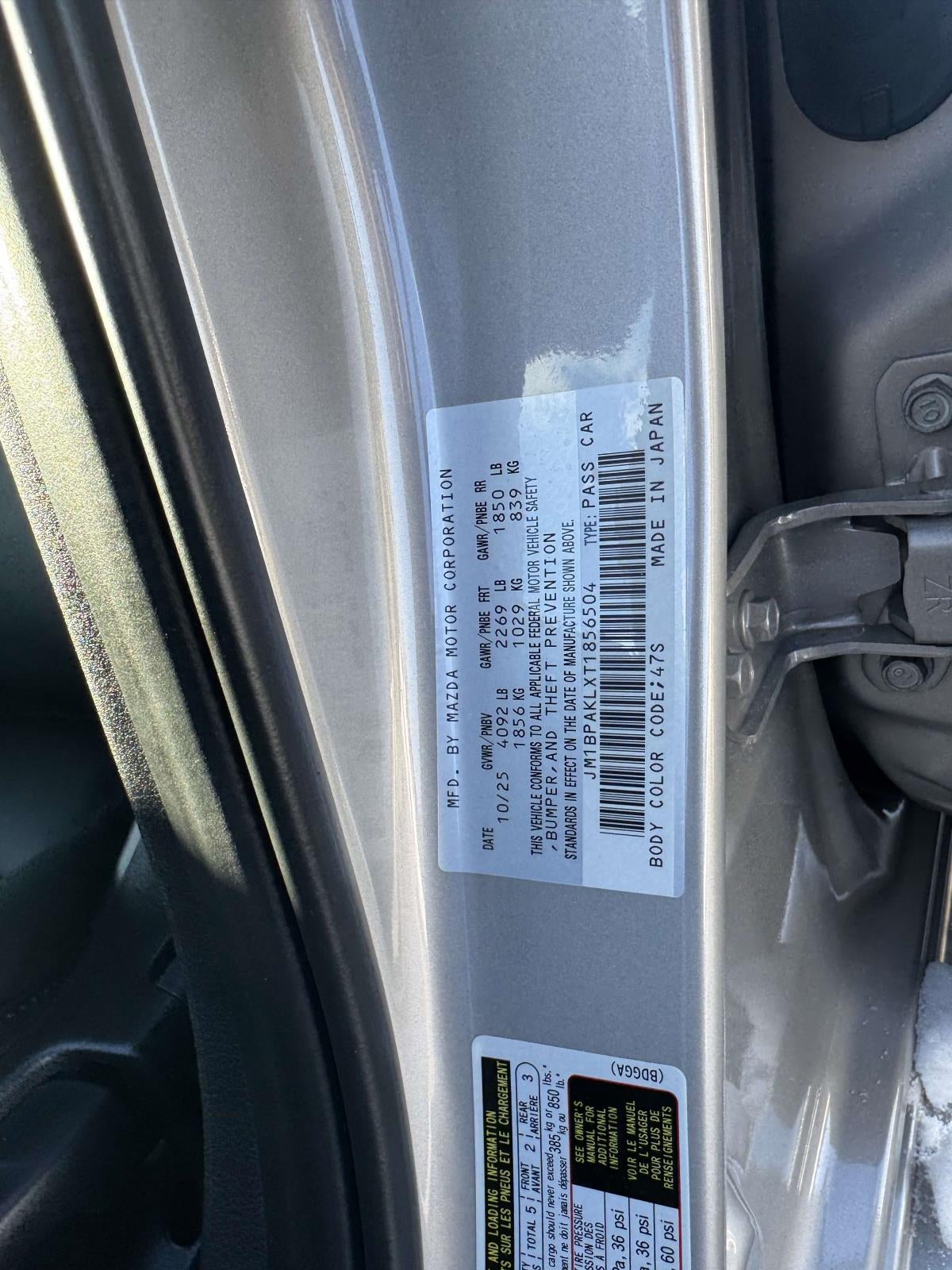 2026 Mazda Mazda3 2.5 S Select Sport