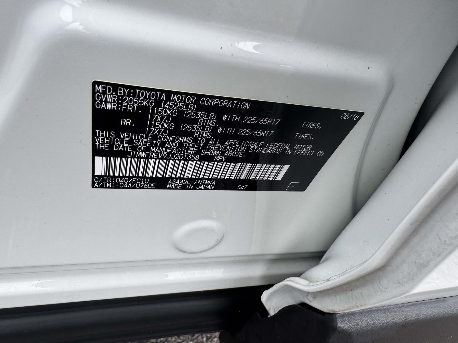 2018 Toyota RAV4 XLE